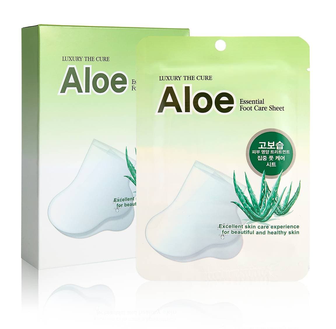 Luxury The Cure Aloe Essential Foot Care Sheet